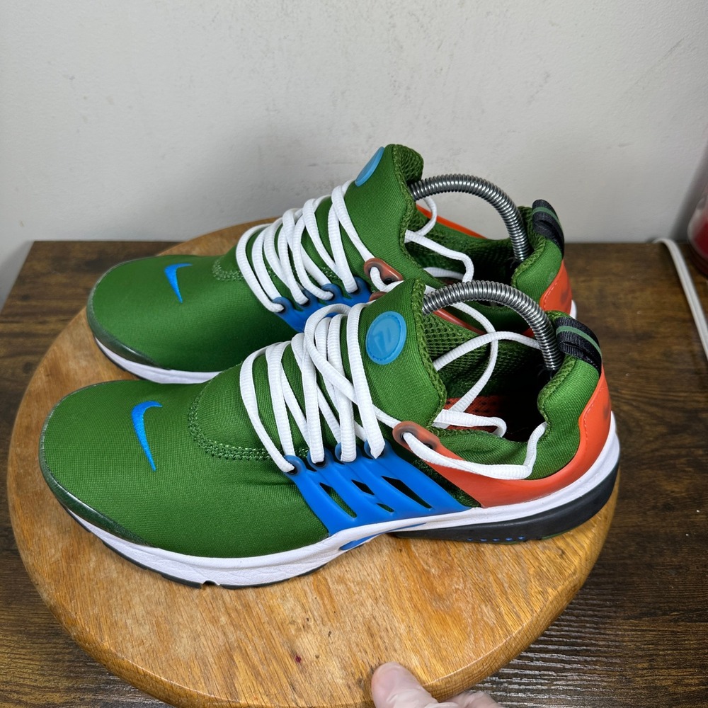 Nike Air Presto Mens Forest Green Blue Orange Running Shoes CT3550-300 Size 10 - Picture 9 of 9